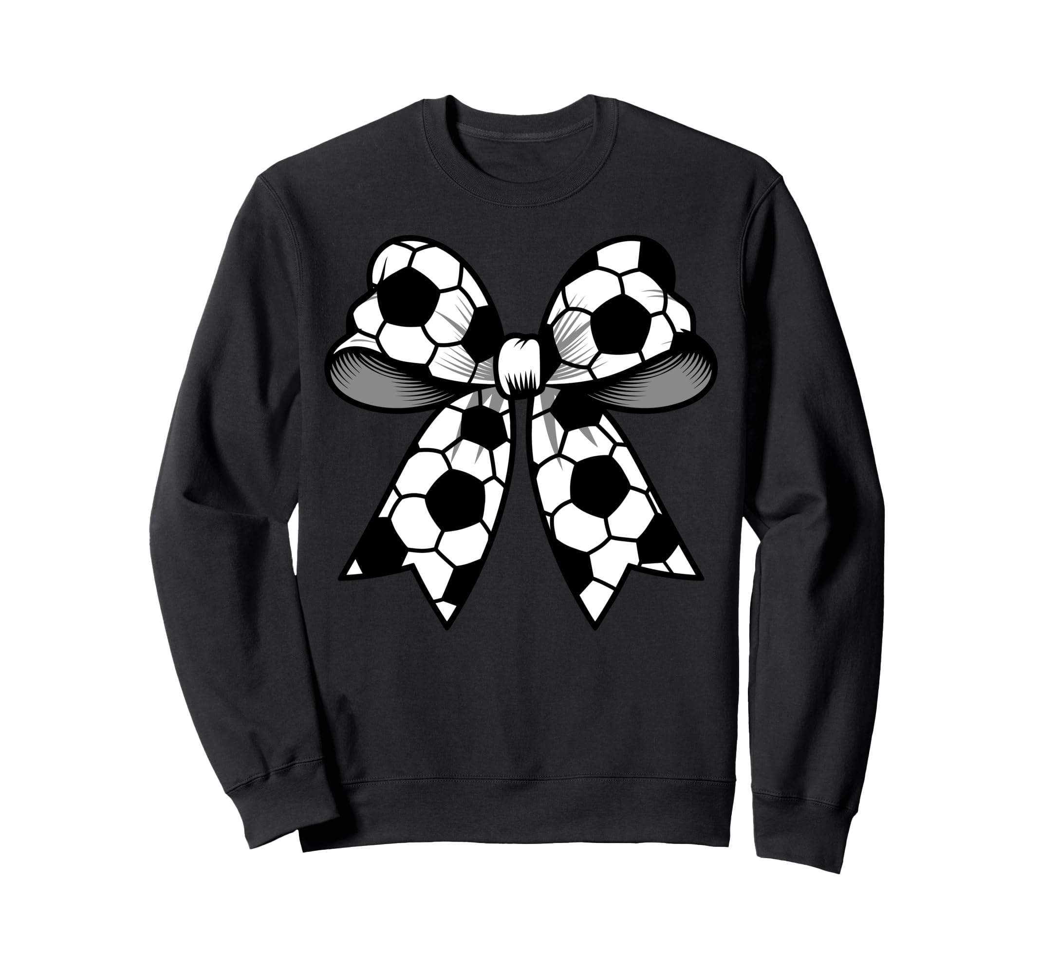 Soccer Coquette Bow Funny Soccer Sweatshirt - Aesthetic Graphic Men Women