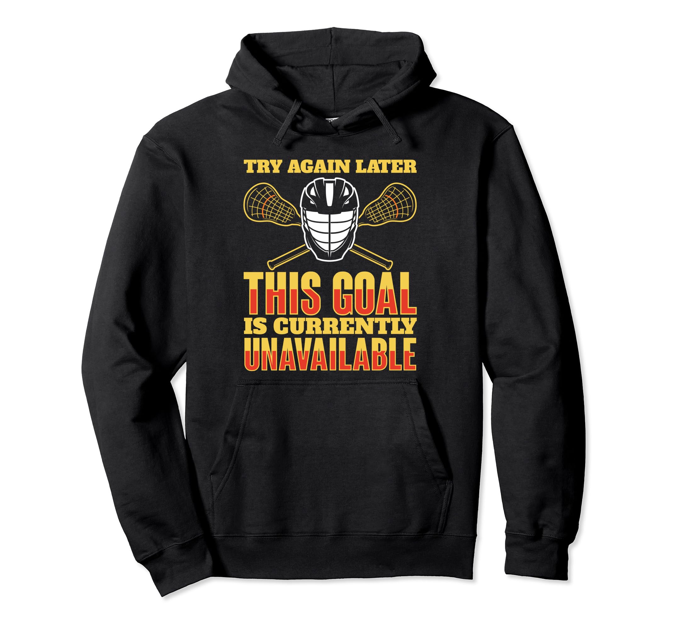 Funny Goalkeeper Lacrosse Goalie Lax Hoodie - Streetwear Style for Adults