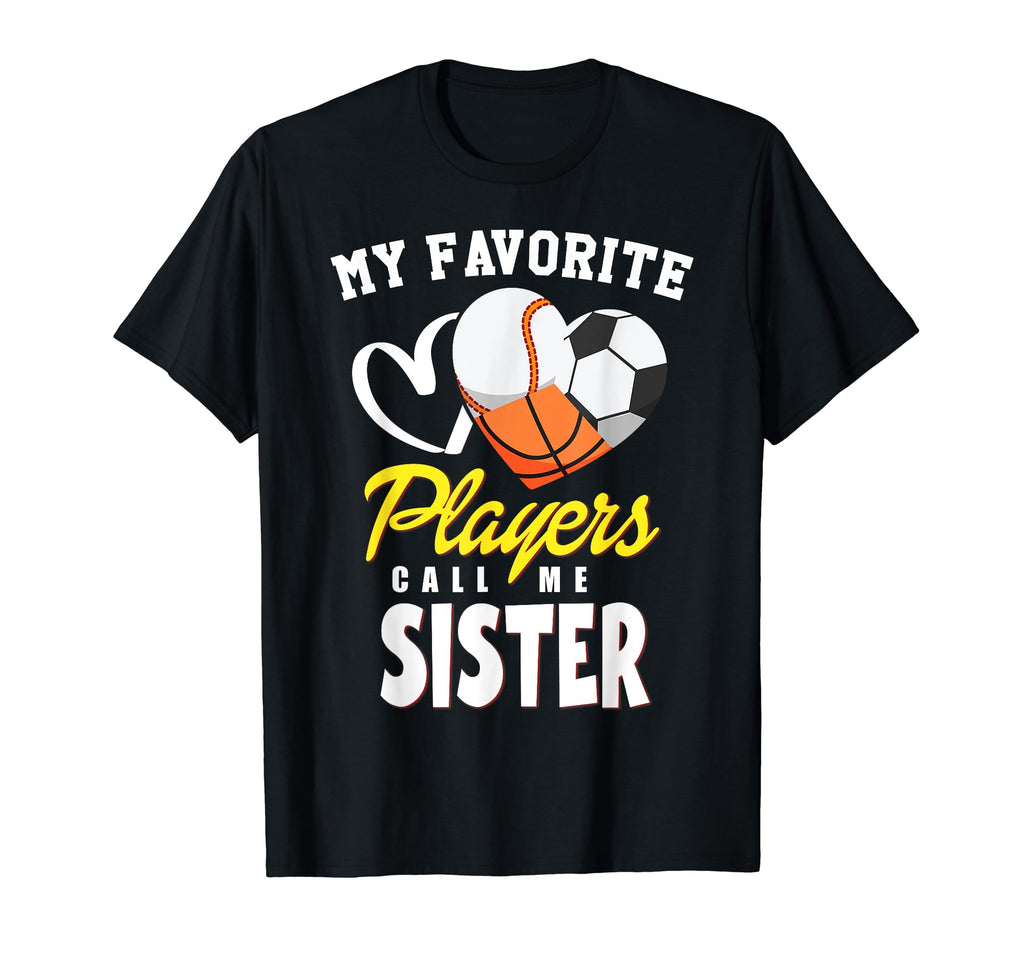 My Favorite Players Baseball Soccer T-Shirt - Unique Graphic Unisex