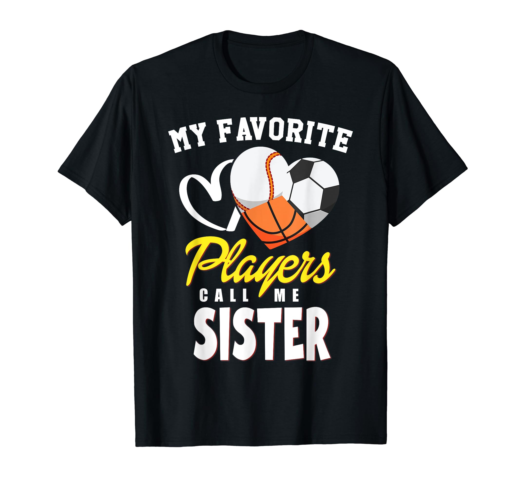 My Favorite Players Baseball Soccer T-Shirt - Unique Graphic Unisex