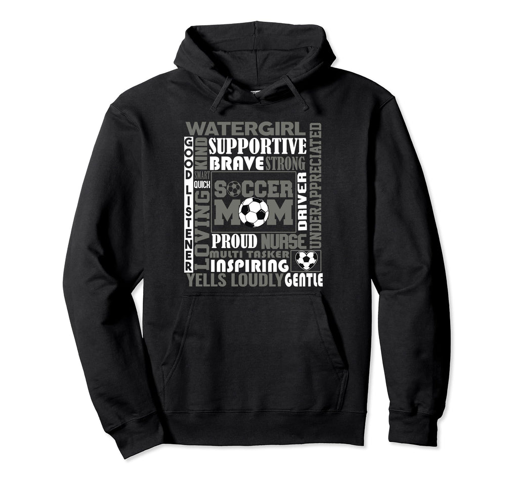 Soccer Mom Traits Best Words Describe Hoodie - Streetwear Style for Adults