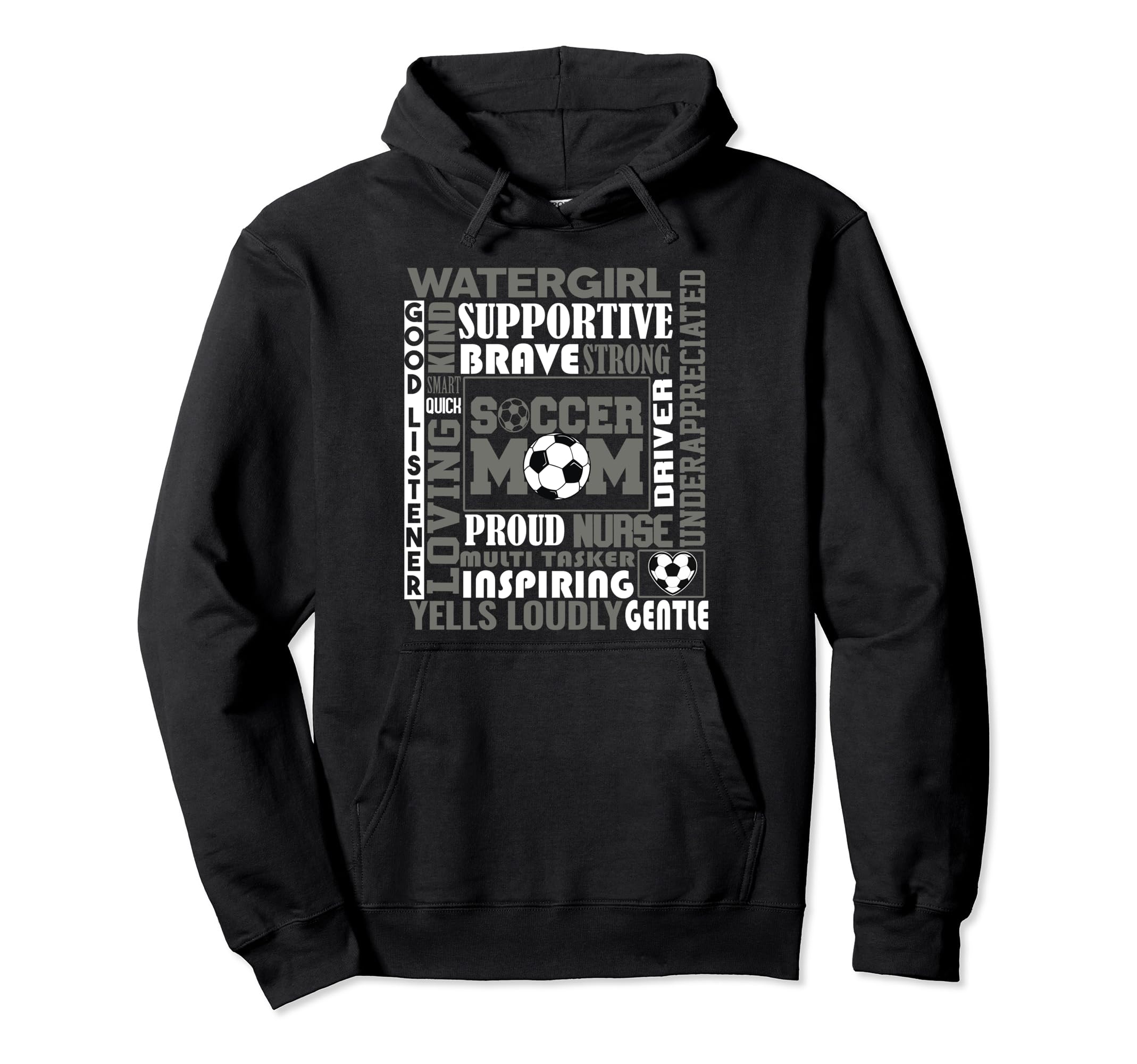 Soccer Mom Traits Best Words Describe Hoodie - Streetwear Style for Adults