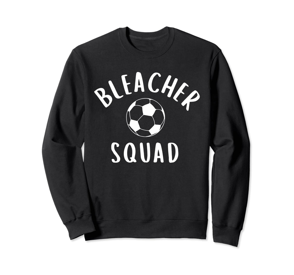 Bleacher Squad Soccer Mom Game Day Sweatshirt - Trendy Graphic for Adults