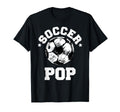 Soccer Pop Soccer Ball Distressed T-Shirt - Trendy Graphic for Adults