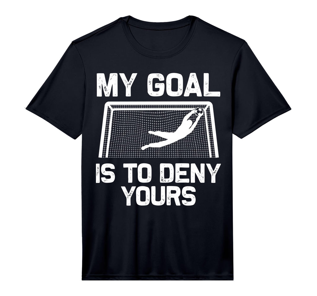 Soccer Goalie Art Gag Soccer T-Shirt - Fun Novelty Design for Adults