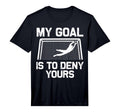 Soccer Goalie Art Gag Soccer T-Shirt - Fun Novelty Design for Adults