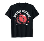 Love Kickball Player Soccer Baseball T-Shirt - Custom Art Print Men Women