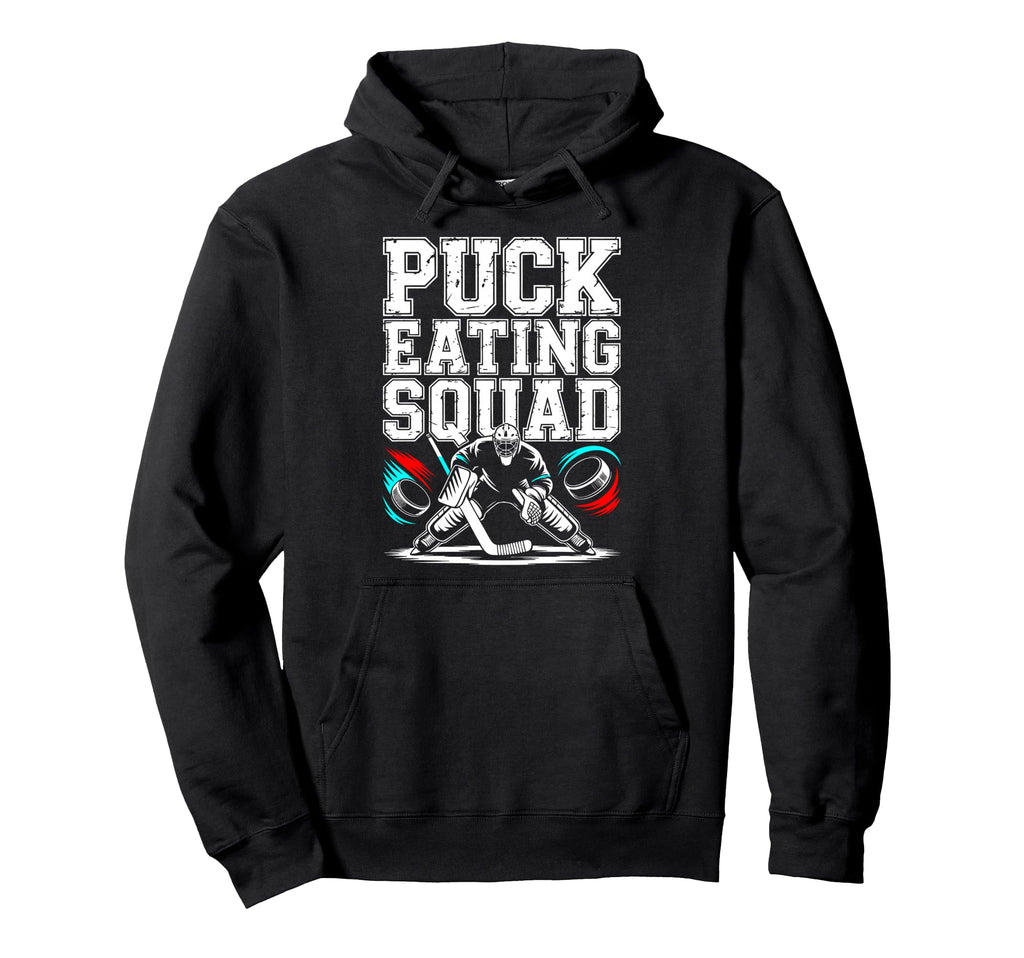 Ice Hockey Goalkeeper Team Goalie Hoodie - Fun Novelty Design for Adults