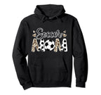 Soccer Mom Leopard Mom Soccer Player Hoodie - Minimalist Print for Adults