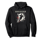Zombie Goalkeeper Creepy Soccer Hoodie - Custom Art Print for Adults