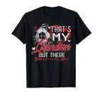Thats My Grandson Out There Soccer T-Shirt - Graphic Print for Adults