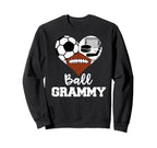 Ball Grammy Funny Soccer Football Sweatshirt - Streetwear Style for Adults