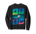 Soccer Goalie Player Fan Game Day Sweatshirt - Fun Novelty Design Unisex