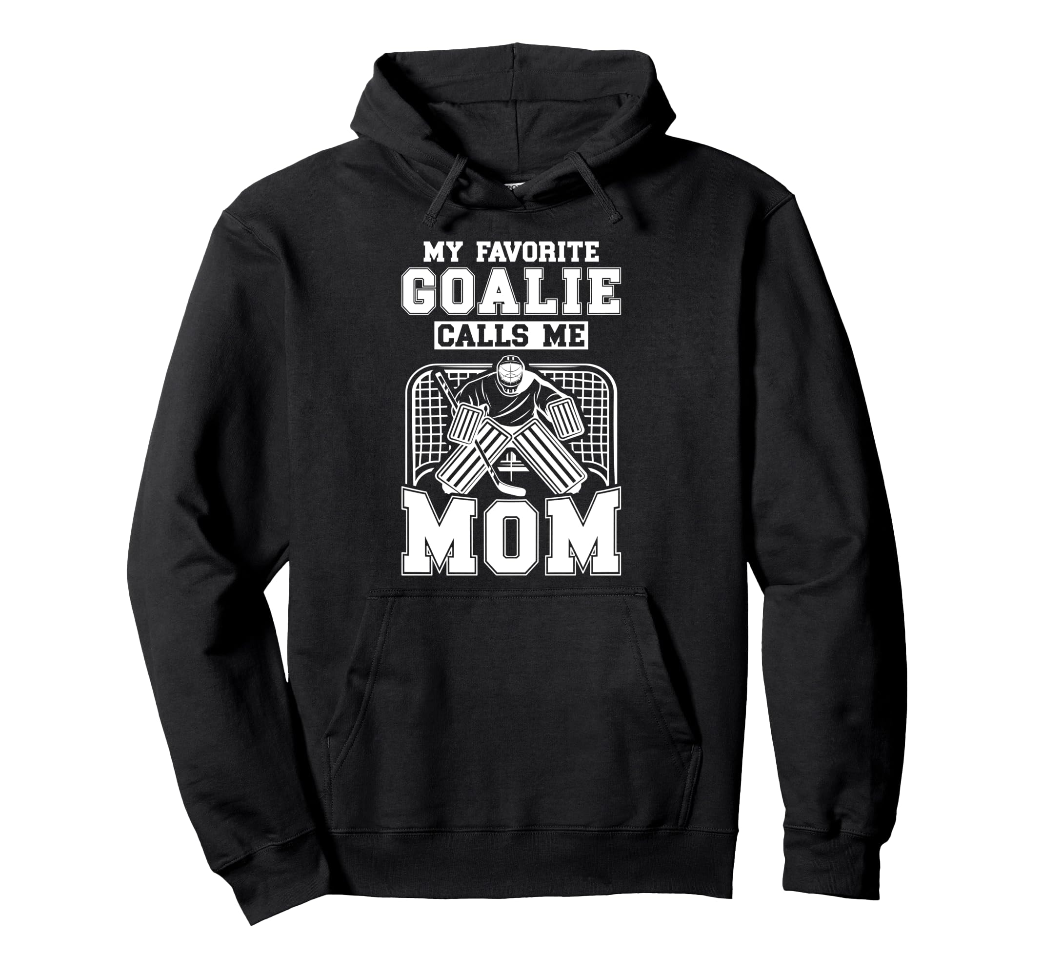 Proud Ice Hockey Keeper Mom Hockey Goalie Hoodie - Custom Art Print Unisex