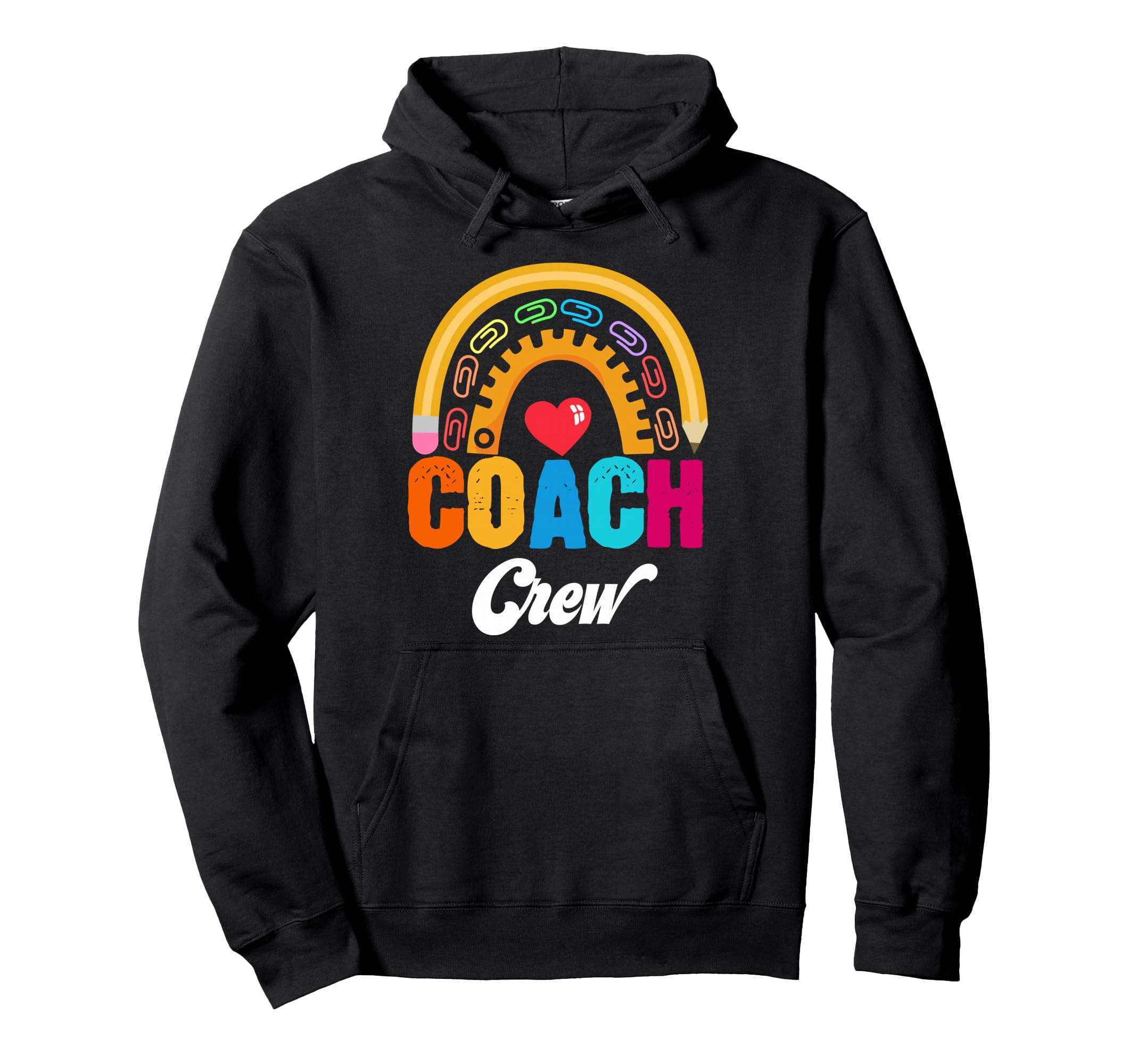 Coach Crew Instructional Coach Hoodie - Minimalist Print for Adults