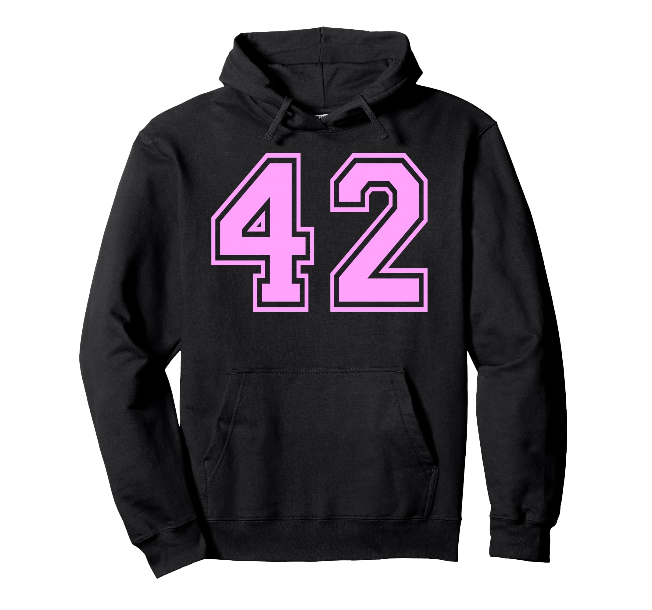 42 Number Forty Two Sports Varsity Hoodie - Minimalist Print Unisex
