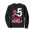 5Th Birthday 5 Years Soccer Sweatshirt - Unique Graphic for Adults