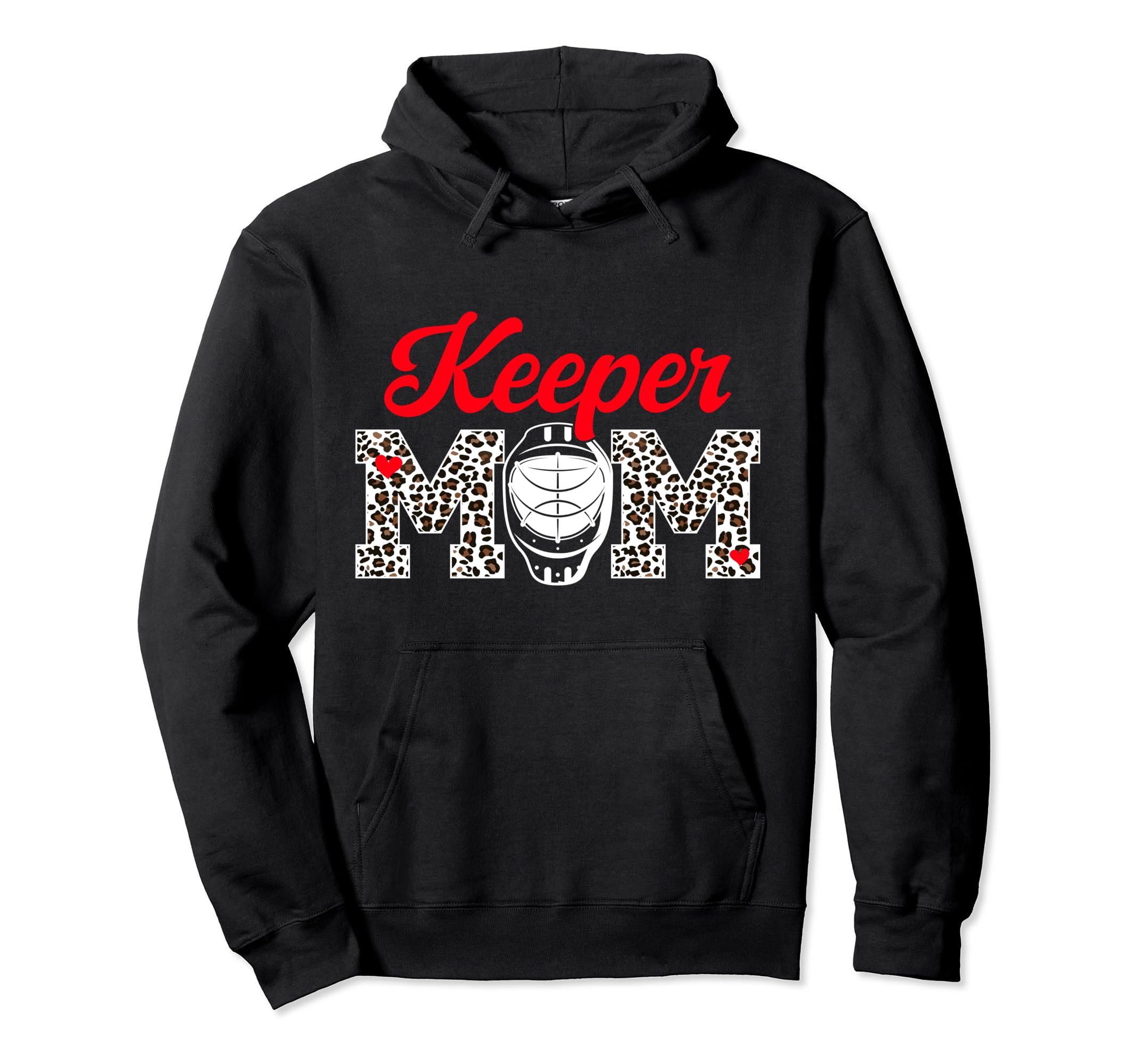 Ice Hockey Goalkeeper Mom Ice Hoodie - Casual Everyday Wear Men Women