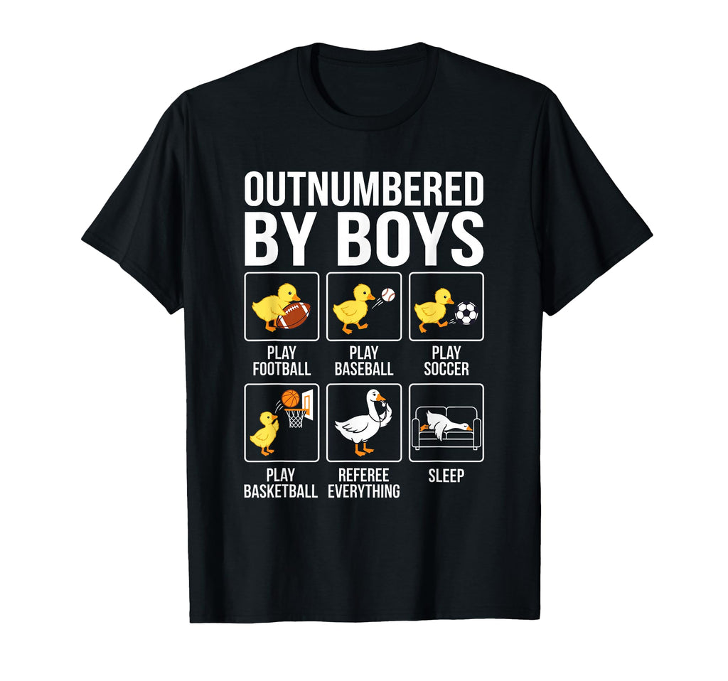 Outnumbered Ducklings Football Soccer T-Shirt - Aesthetic Graphic Unisex