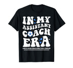 My Assistant Coach Era Groovy T-Shirt - Fun Novelty Design Men Women