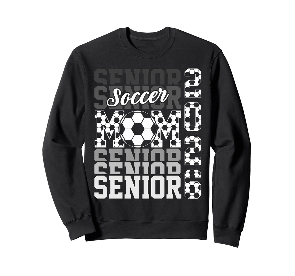 2026 Soccer Senior Mom Graduation Sweatshirt - Minimalist Print Men Women
