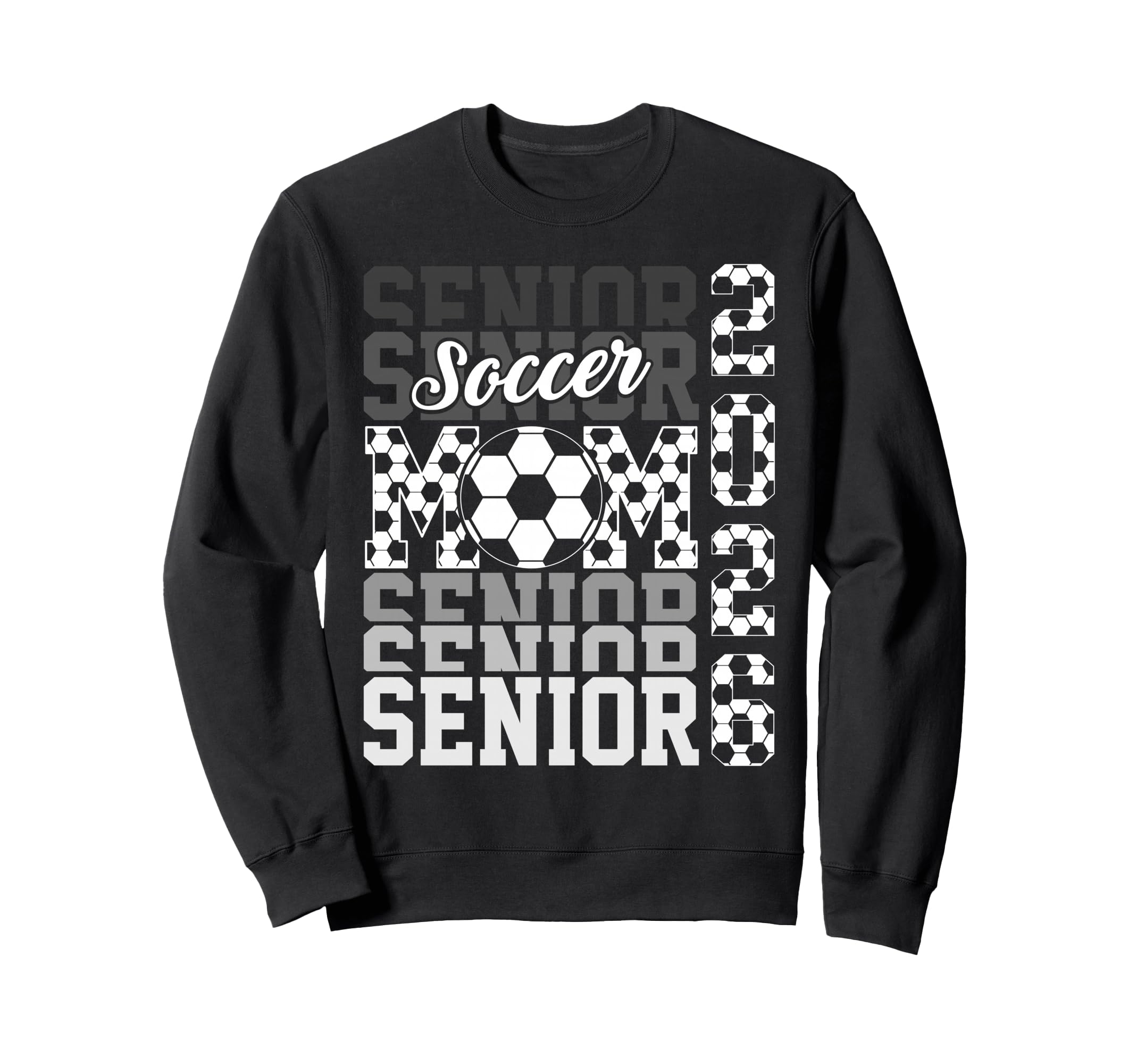 2026 Soccer Senior Mom Graduation Sweatshirt - Minimalist Print Men Women