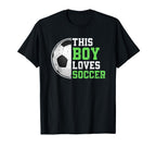 Soccer This Loves Soccer Player Soccer T-Shirt - Novelty Apparel Men Women