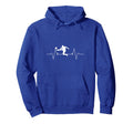 Soccer Heartbeat Soccer Player Gift Hoodie - Graphic Print Men Women