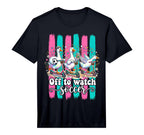 Off To Watch Soccer Silly Goose Funny T-Shirt - Novelty Apparel for Adults