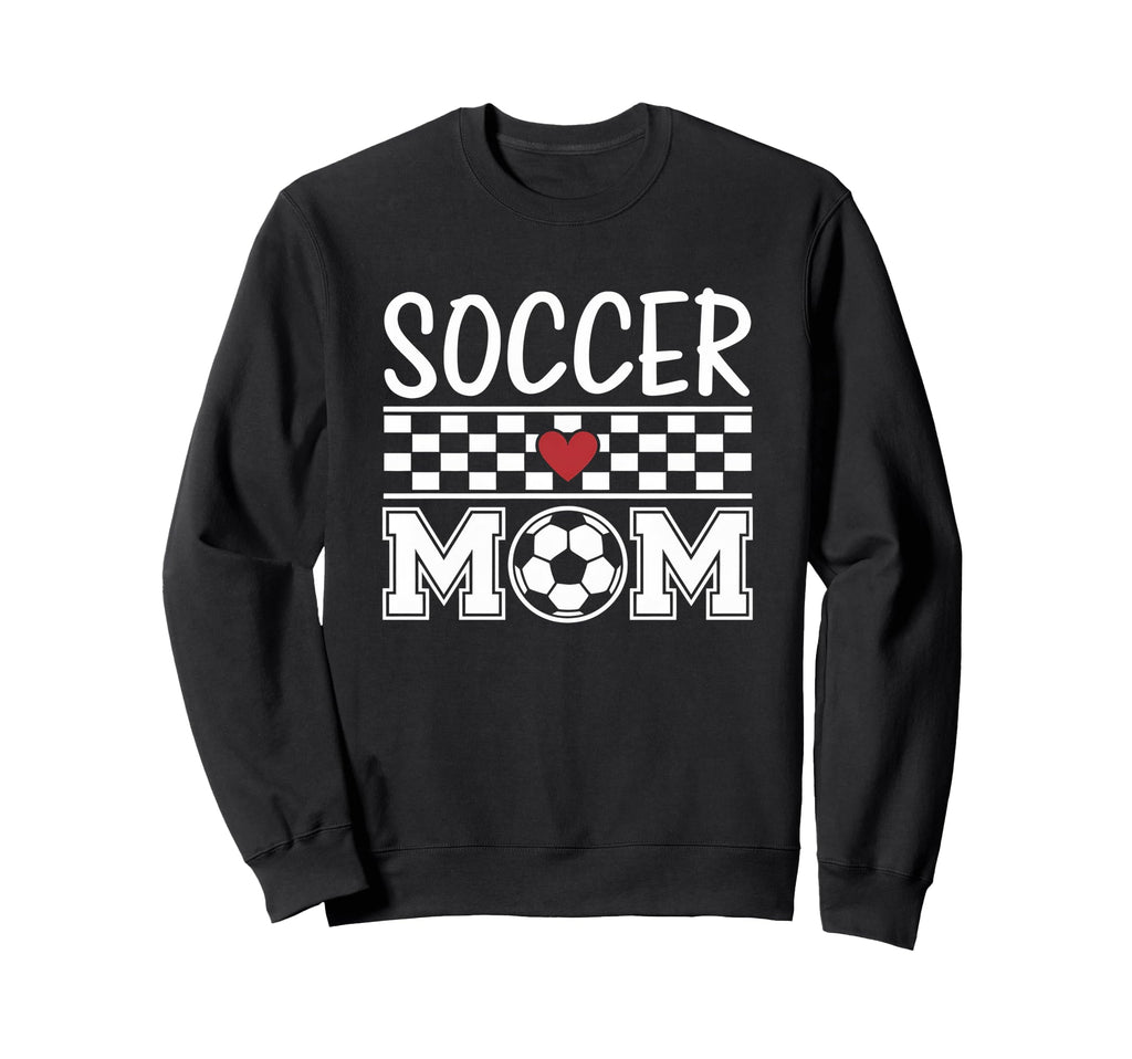 Groovy Soccer Mom Mother Soccer Sweatshirt - Streetwear Style for Adults
