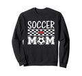Groovy Soccer Mom Mother Soccer Sweatshirt - Streetwear Style for Adults