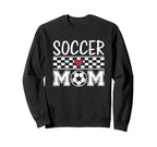 Groovy Soccer Mom Mother Soccer Sweatshirt - Streetwear Style for Adults