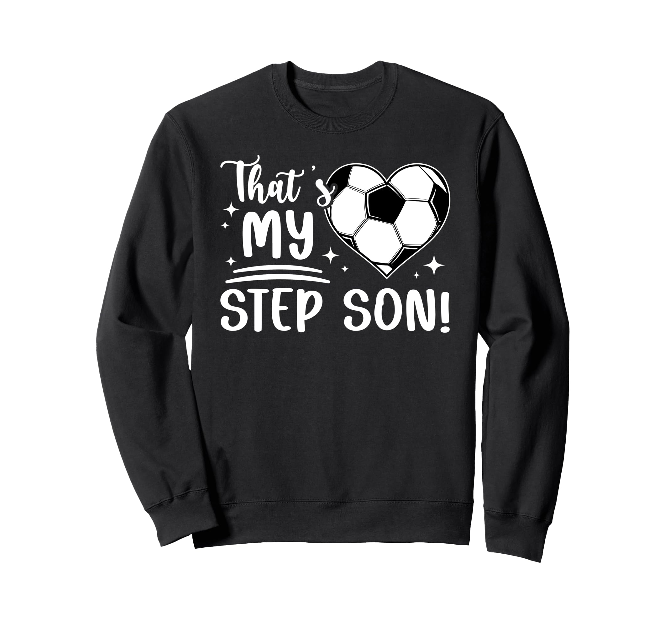 Proud Soccer Step Mom Soccer Player Sweatshirt - Custom Art Print Unisex