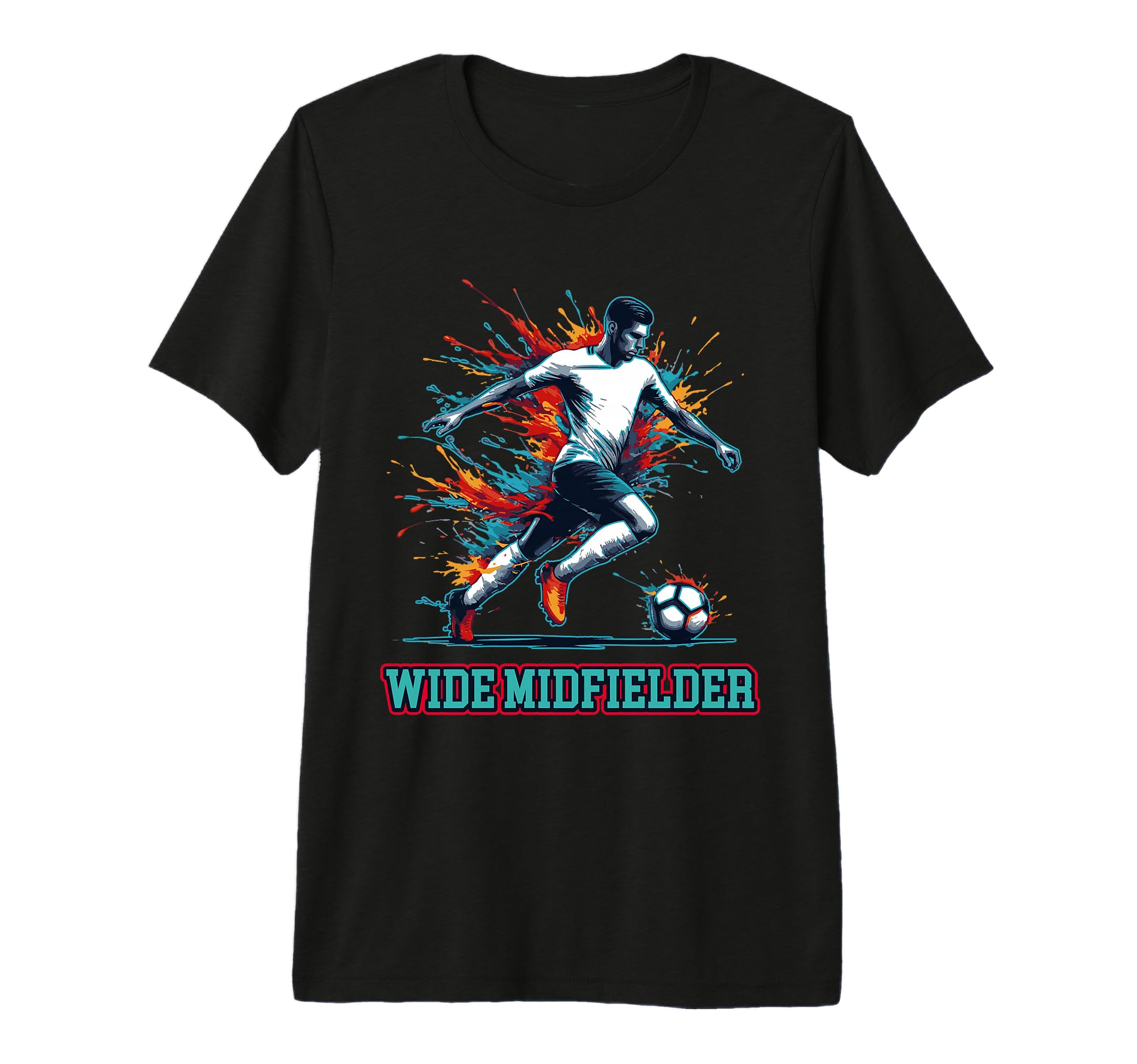 Soccer Wide Midfielder Fullback T-Shirt - Streetwear Style Men Women
