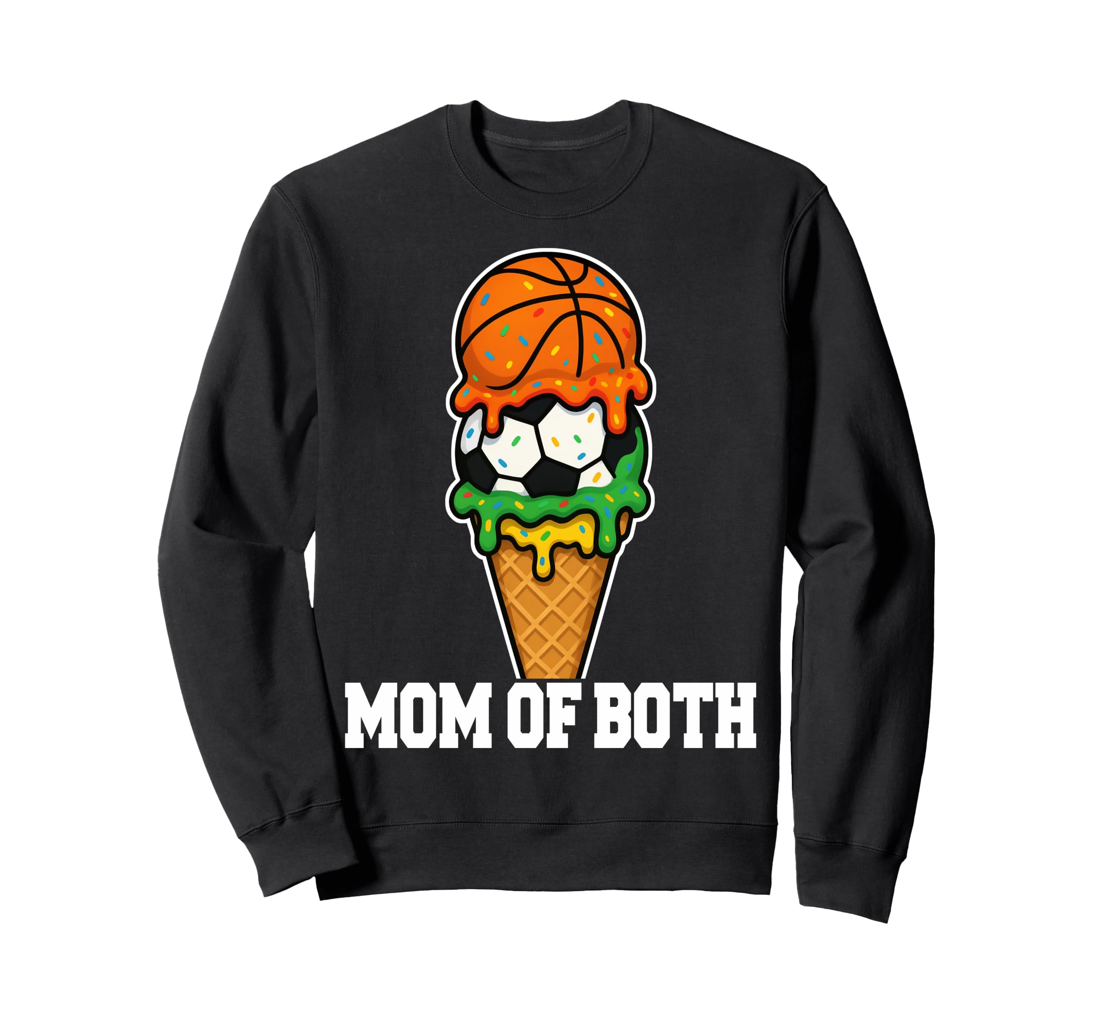 Basketball Soccer Mom Ice Cream Sweatshirt - Streetwear Style for Adults