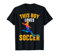 Funny This Loves Soccer T-Shirt - Casual Everyday Wear Unisex