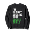 Funny Soccer Goalie Im Silently Sweatshirt - Graphic Print for Adults