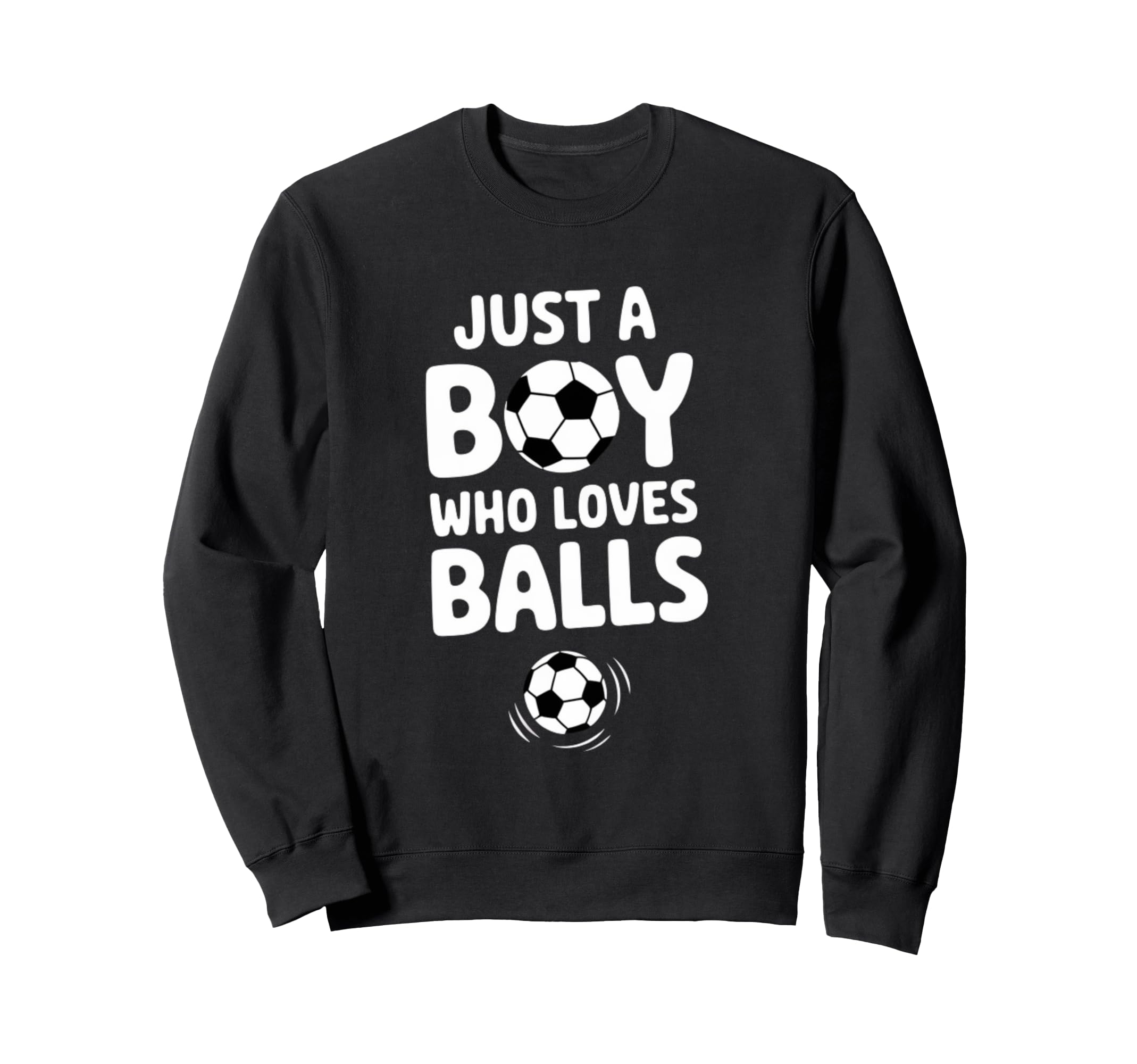 Just Who Loves Soccer Player Sweatshirt - Trendy Graphic for Adults