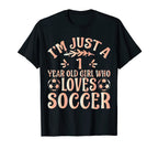 Soccer Lover Im Just 1 Year Old Who T-Shirt - Custom Art Print for Adults