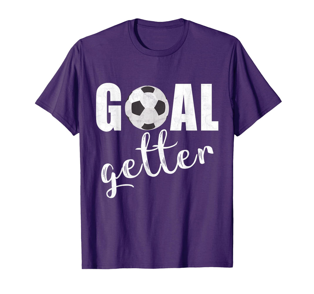 Goal Getter Soccer Player Sport Teams T-Shirt - Novelty Apparel for Adults