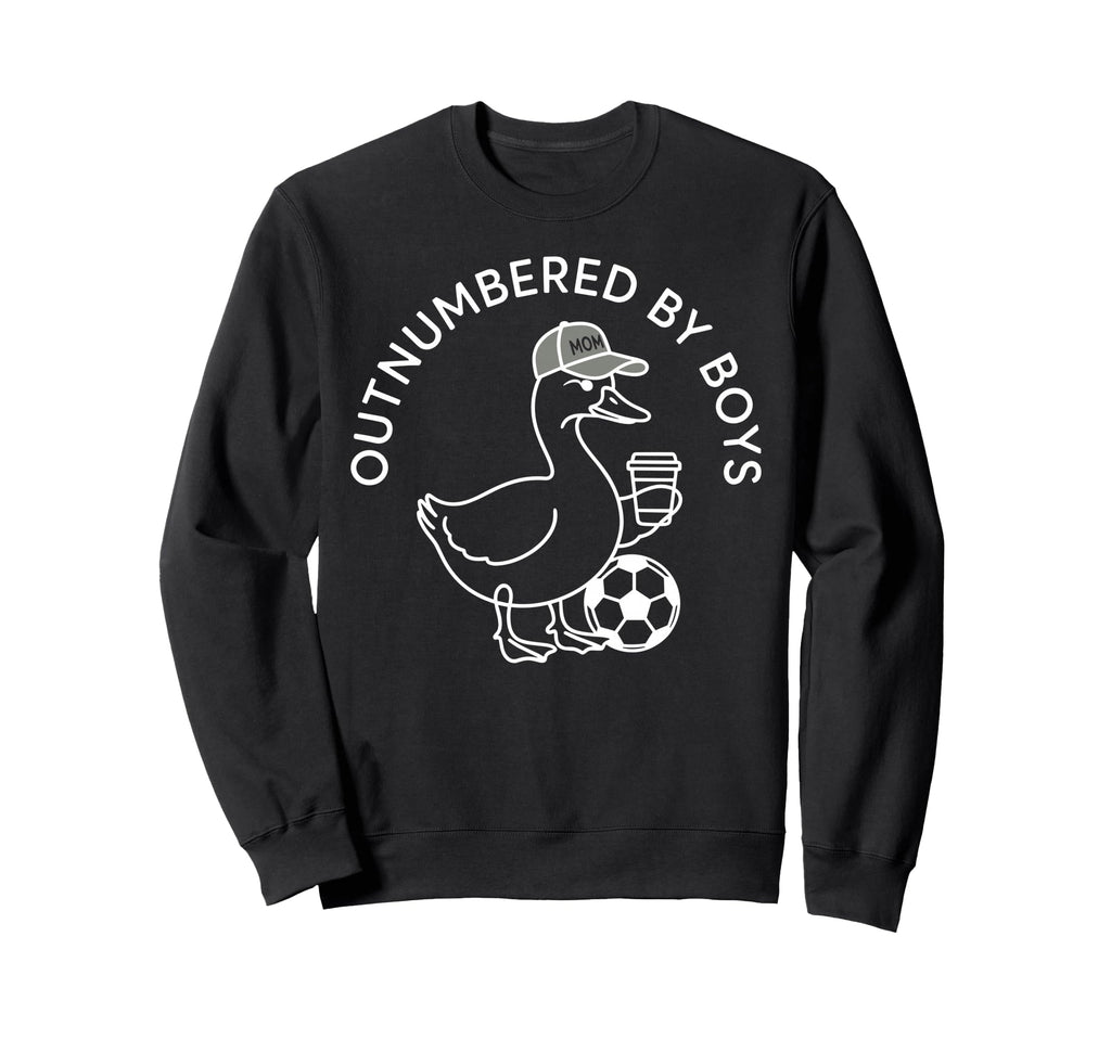 Outnumbered Funny Mom Goose Sweatshirt - Fun Novelty Design Men Women