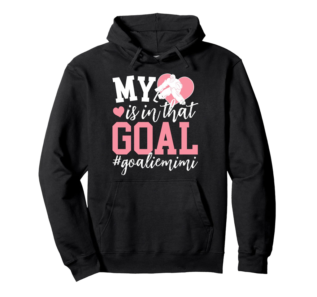 Proud Ice Hockey Goalie Mimi Hockey Hoodie - Aesthetic Graphic Unisex