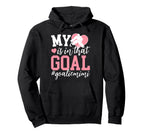 Proud Ice Hockey Goalie Mimi Hockey Hoodie - Aesthetic Graphic Unisex