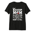 Soccer Mom Soccer Player Mama Proud T-Shirt - Fun Novelty Design Men Women