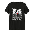 Soccer Mom Soccer Player Mama Proud T-Shirt - Fun Novelty Design Men Women