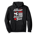 Soccer Nana Loves Her Soccer Soccer Hoodie - Minimalist Print for Adults