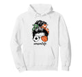 Mom Life Soccer And Basketball Mom Messy Hoodie - Custom Art Print Unisex