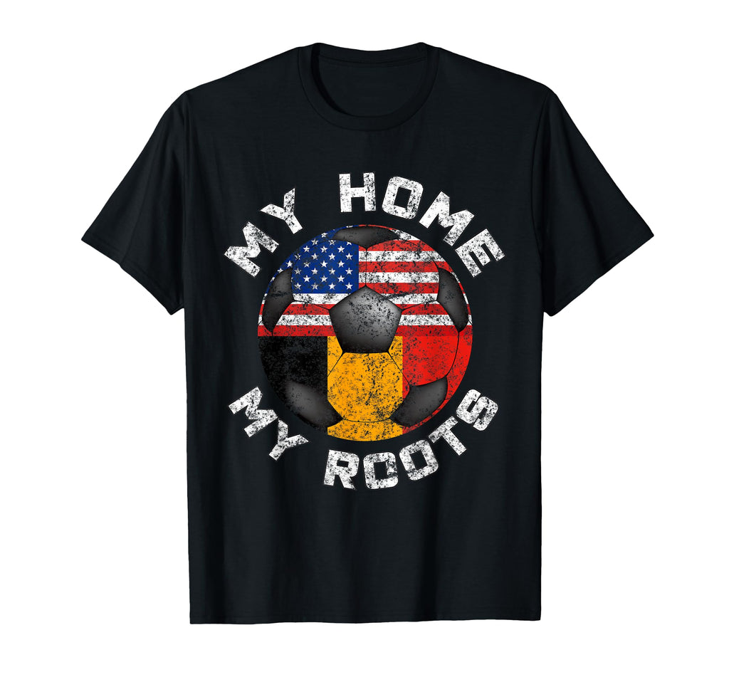 Belgium Football Home Roots Soccer T-Shirt - Fun Novelty Design Men Women