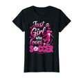 Soccer Just Who Loves Soccer Player Fan T-Shirt - Graphic Print for Adults