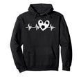 Heartbeat Soccer Lover Tween Teen Sports Hoodie - Trendy Graphic Men Women